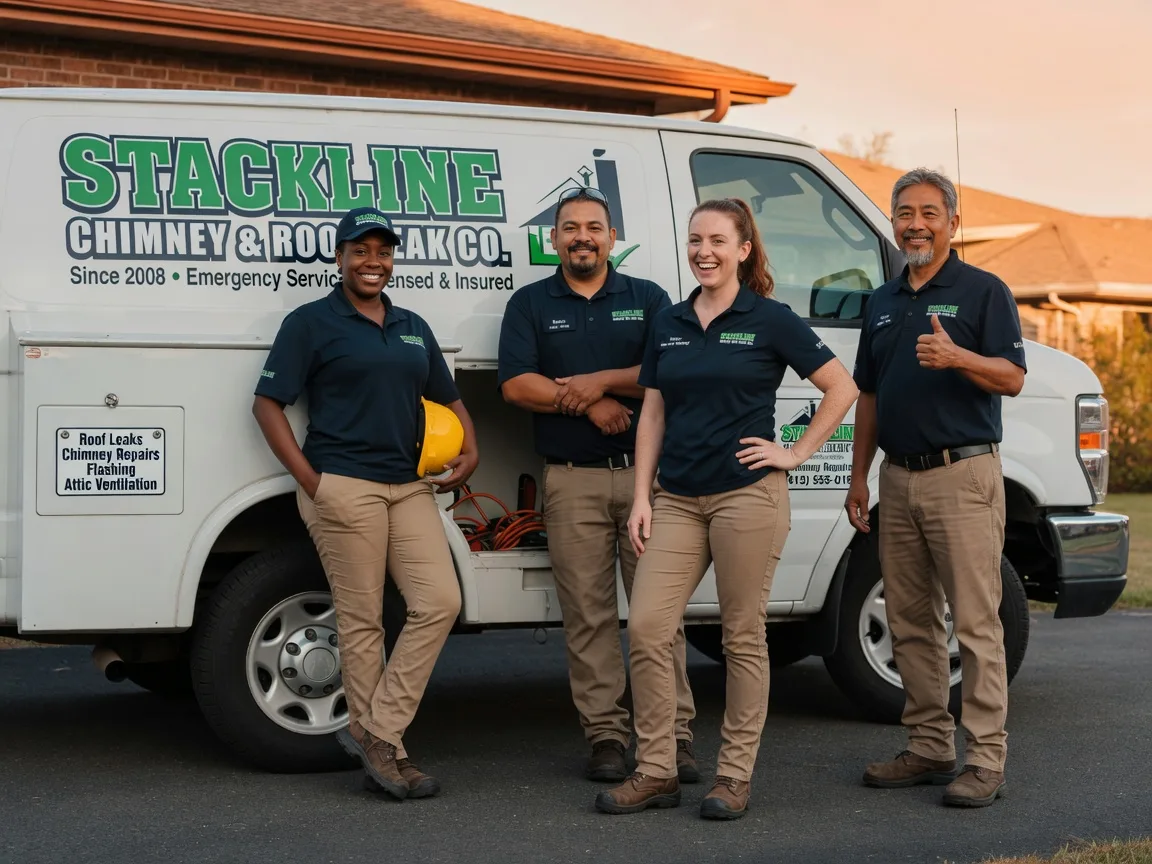 Chimney flashing repair company in Saint Clair, MN